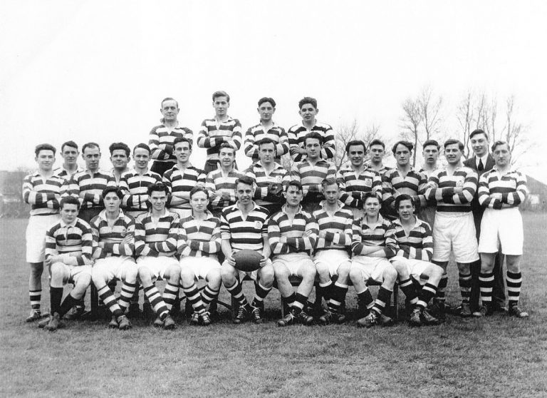 50s Rugby ウールカーディガン